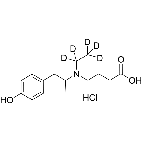 O-desmethyl Mebeverine acid-d5 hydrochloride